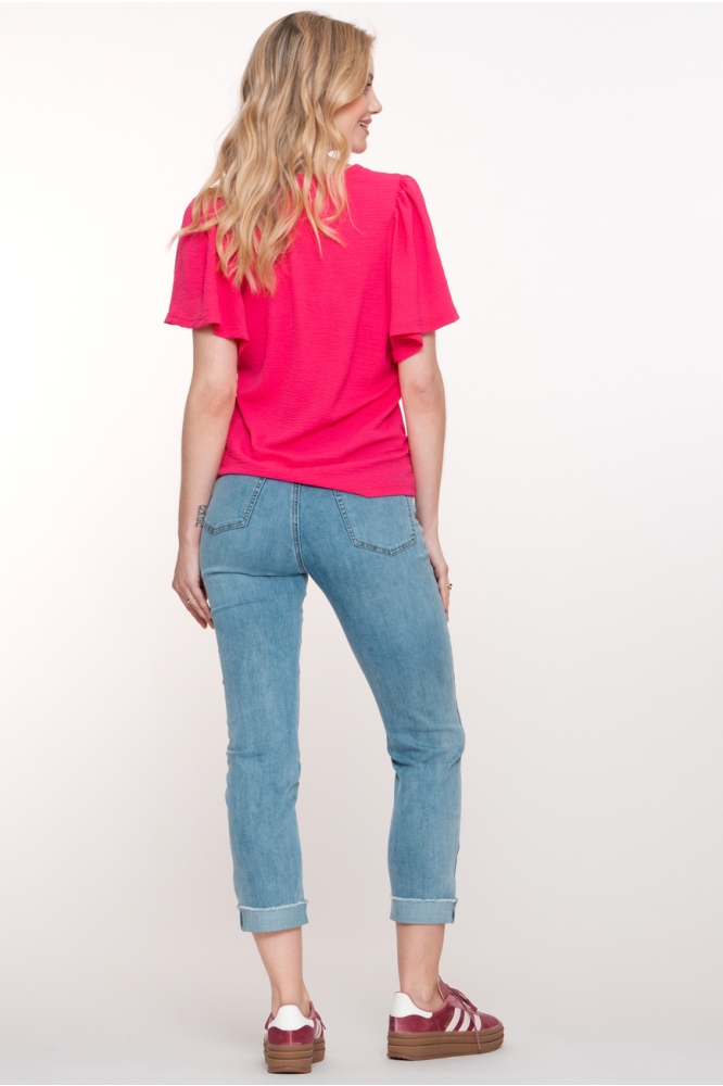SKINNY JEANS TURN UP 51304 10 000811 STONEWASH DENIM